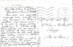 CPA enarena el traje del folklore de la mujer del olonne