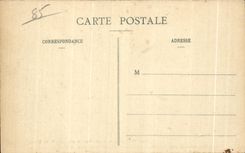 CPA enarena el olonne las clases del edificio historico del ataque frontal de la iglesia