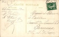 CPA enarena el olonne el renacimiento de la puerta de la iglesia