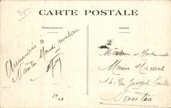 CPA enarena el olonne la playa y el terraplen de las arenas Olonne