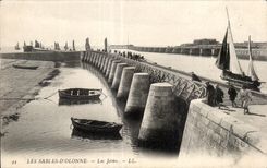 CPA enarena el olonne toda la correspondencia de los paises extranjeros N Acceplent no con el recto