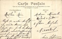 CPA enarena el olonne el terraplen y el cafe de la playa