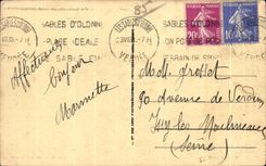 CPA enarena los muelles del olonne de la paja