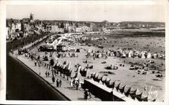 CPA enarena las arenas Olonne de Olonne la playa