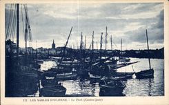 CPA enarena Olonne el puerto contra dia de los barcos