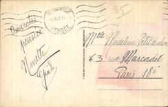 CPA sands Olonne a corner of the beach