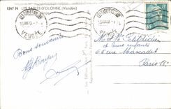 CPA sands Olonne a corner of the beach Volleyball Ball Volley ball