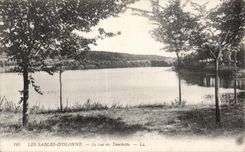 CPA sands Olonne the lake of tanchette