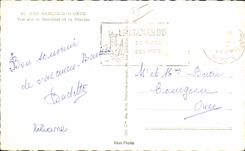 CPA sands Olonne seen on the embankment and the swimming pool