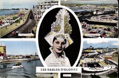 CPA sands Olonne Caps Costume