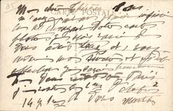 CPA sands Olonne heavy swell on the embankment