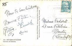 CPA sands Olonne costume of sablaise Folklore Costume