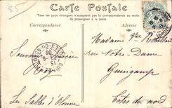 CPA sands Olonne the beach has Heure of the baths