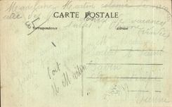 CPA sands Olonne with the well of Hell during the storm