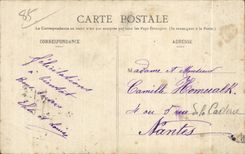 CPA Sands olonne a kiss small a sablaise Cap costume Folklore