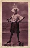 CPA sands Olonne pretty the sablaise Cap costume Folklore