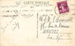 CPA sands Olonne pretty small sablaise Cap costume Folklore