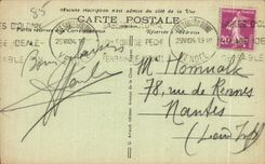 CPA Sables olonne costume sanded here are for ceki which does not find me pretty Cap Folklore costume