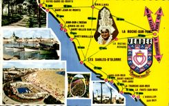 CPSM tourism on the Vendean dimension Sands olonne