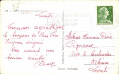 CPA sands Olonne the port Caps Folklore costume