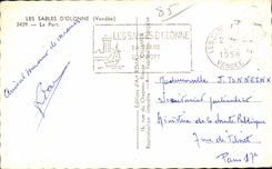 CPA sands Olonne the port Bateux Surprised Henri Aimee