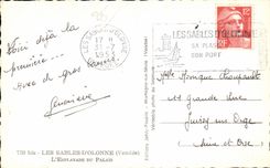 CPA Sands Olonne the Vendee Esplanade of the palate