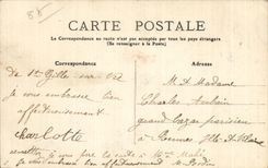 CPA With Sands Olonne Folklore Poisson Costume