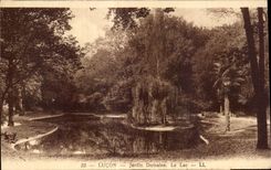 CPA Lucon jardin dumaine le lac