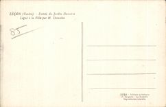 CPA Lucon Entree du jardin dumaine legue a la ville par H dumaine