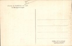 CPA Approximately of Mareuil on lay stopping of picquet