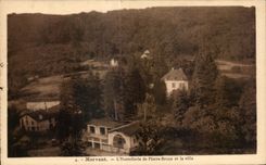 CPA Mervant l Hostellerie de pierre brune et la villa