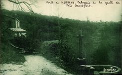 CPA Foret de mervent calvaire de la grotte du pere montfort