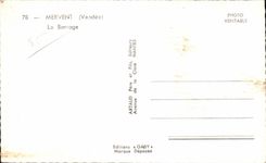 CPA Mervent vendee la barrage