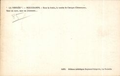 CPA Mouchamps Tombe de Clemenceau