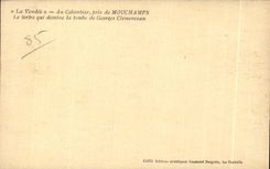CPA Mouchamps Tombe de Clemenceau 