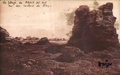 CPA Les Rochers de Sion laissant entrevoir le Plage de Croix de Vie