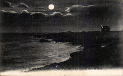 CPA St Gilles Croix de Vie (Vendee) La Cots au clair de lune