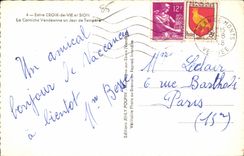 CPA Entre Croix de Vie et Sion La Corniche Vendeenne un Jour de Tempete