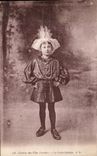 CPA Croix de Vie (Vendee) La Petite Sablaise Enfant Folklore Costume