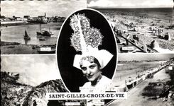 CPA Saint gilles croix de vle