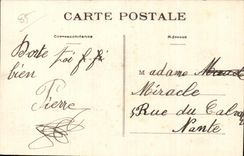 CPA Croix de vle vendee La plage