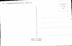 CPA Quend Plage the Pines Summons