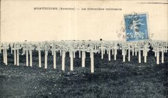 CPA Mentdidier Summons the military cemetery