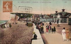 CPA Mers les Bains l Esplanade le Casino et la Plage