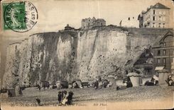 CPA Mers les Bains la Plage et la Falaise