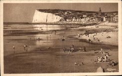 CPA Mers les Bains Somme la Plage de sable fin