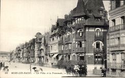 CPA Mers les Bains les Villas et la Promenade