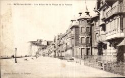 CPA Mers les Bains les Villas de la Plage et la Falaise