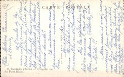 CPA Castres Tarn Agout seen of the Oblique Bridge