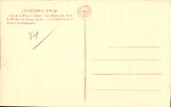 Catedral E Albi de CPA vista de la ciudad